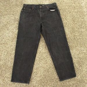Levi's Vintage‎ Jeans Men's 42x32 Black Relaxed Fit Straight Leg 90s Denim